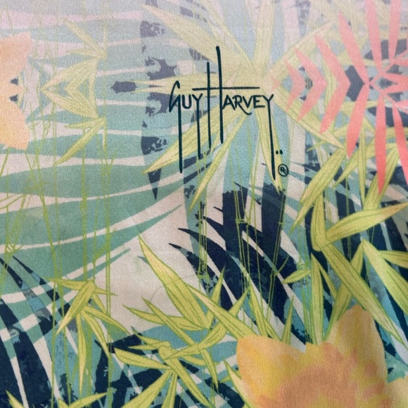 GUY HARVEY Women’s Turtles Meadow Tech Fishing Shirt Long Sleeve UPF 30 Size XL. - Picture 4 of 9